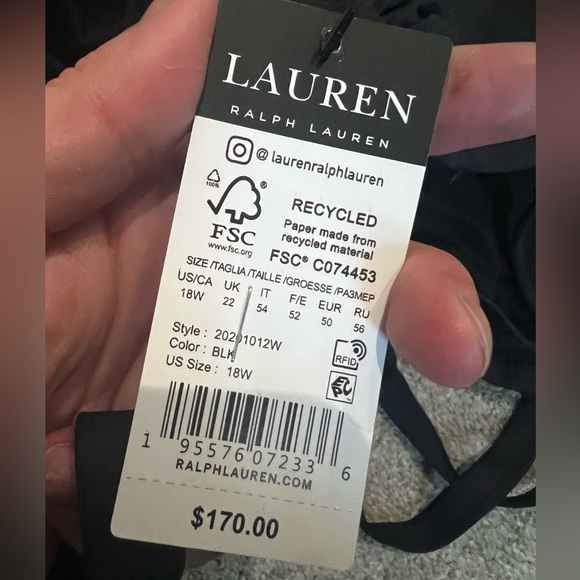 NWT Lauren by Ralph Lauren Swim Suite Dress - Picture 10 of 11